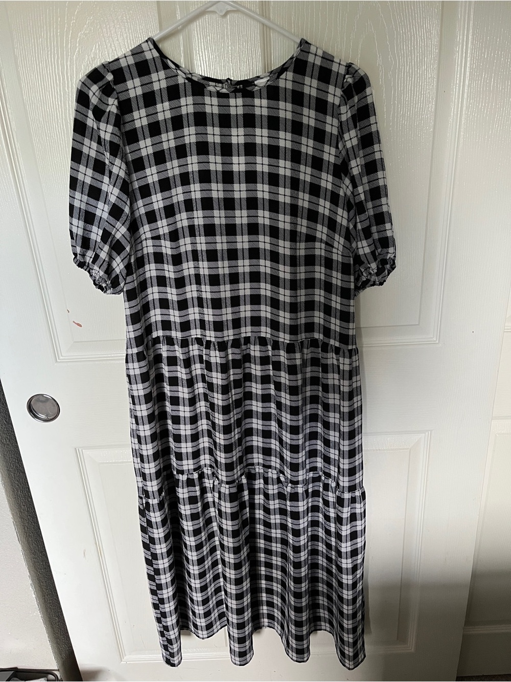 H&M Gingham Midi Dress
